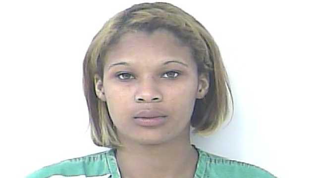 Jakeva Robinson is accused of stealing a gold chain off an elderly woman as the woman was gardening.