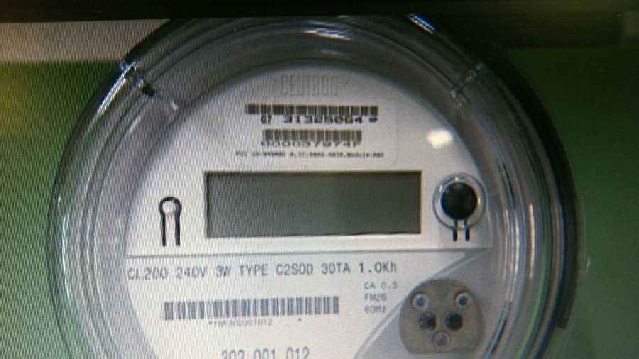 An example of a new digital 'smart meter'