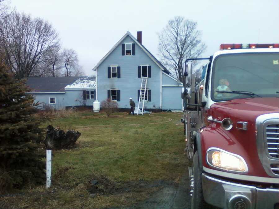 PHOTOS Fire damages East Montpelier home