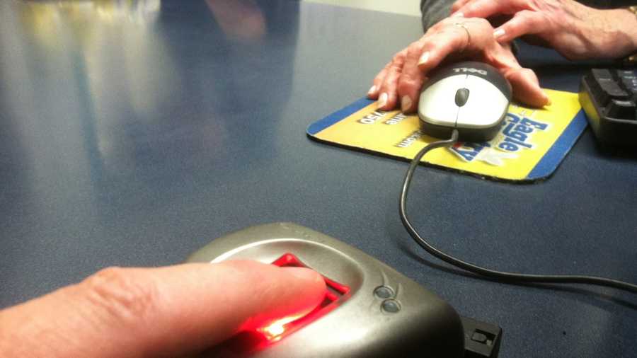 Finger scanners speed up cafeteria checkout lines in Essex Junction schools. 
