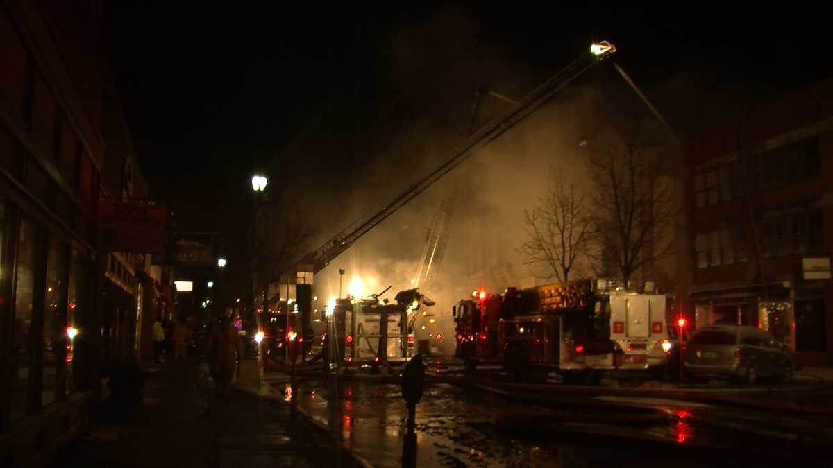 PHOTOS Fire tears through Downtown St. Johnsbury