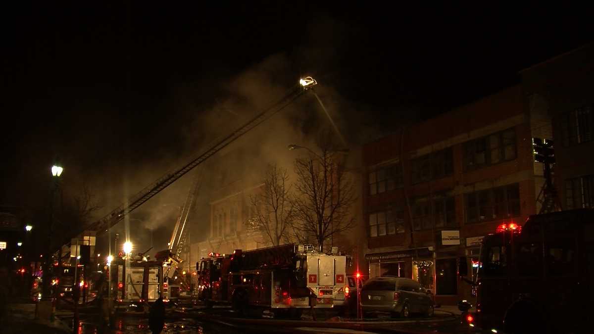 PHOTOS Fire tears through Downtown St. Johnsbury