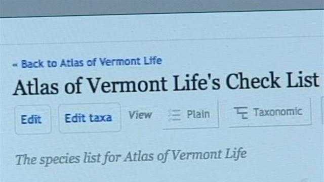 The Vermont Center for Ecostudies launched an exciting project this week to identify and map every living thing in the state.