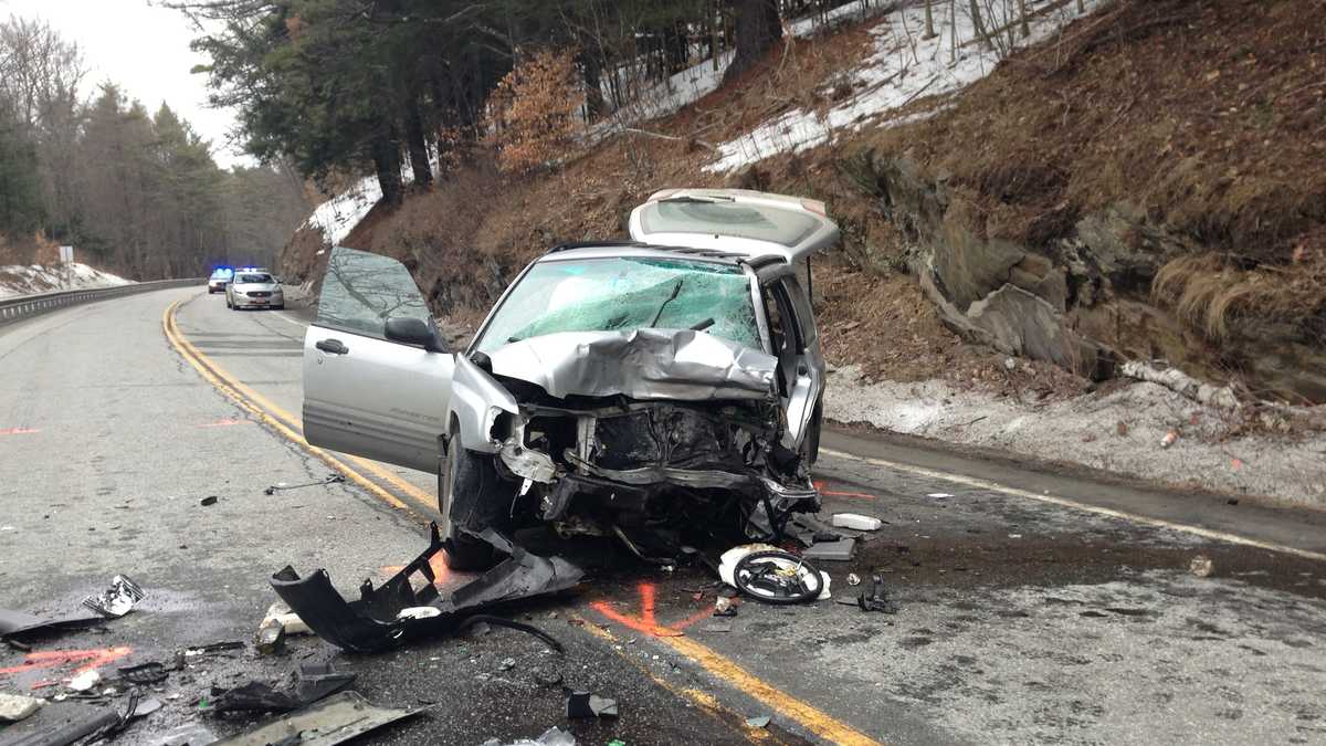 PHOTOS Threecar fatal acident in Quechee