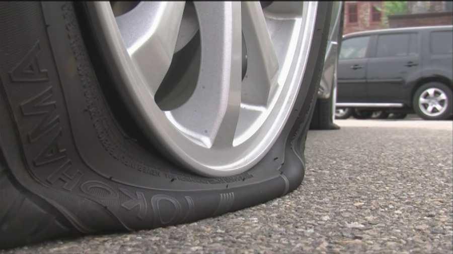 Burlington police are looking for information on a rash of tire slashings and other vandalism. 