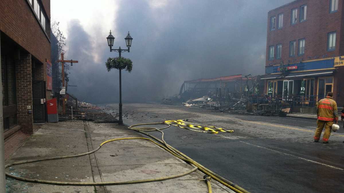 Train explosion devastates Quebec town