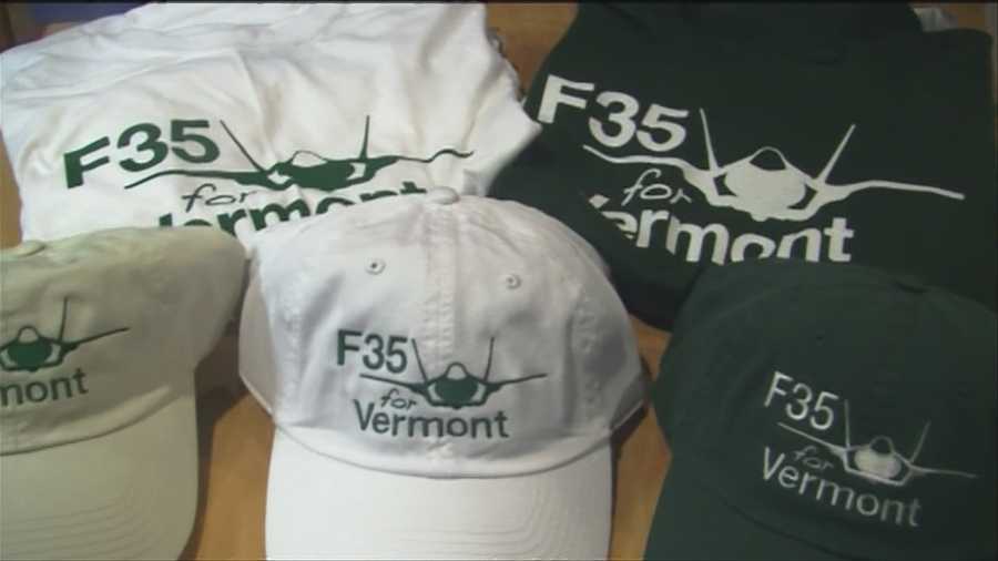 The Green Ribbons for the F-35 in support of basing the fighter jets in Burlington celebrates its one-year anniversary Tuesday, as opponents came up with another argument against basing the embattled planes in Vermont.