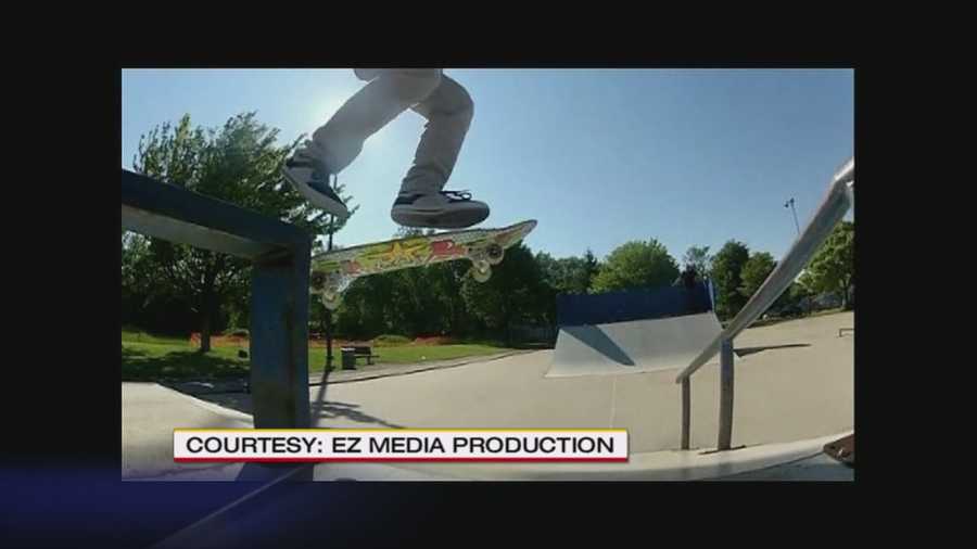 With a camera, skateboard and vision, student raises money for new public skatepark