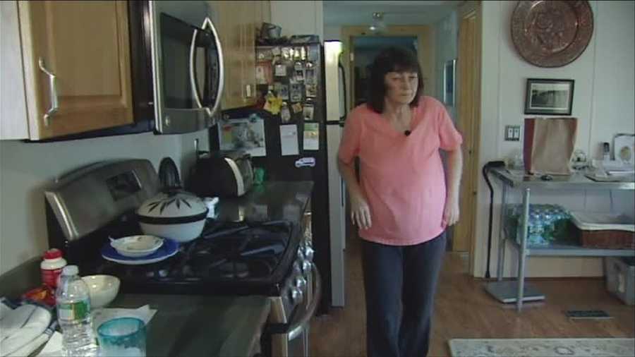 "Everything is really hard for me," Debbie Drewniak told New England Cable News Tuesday, in a strained voice. "I don't leave my house very much."