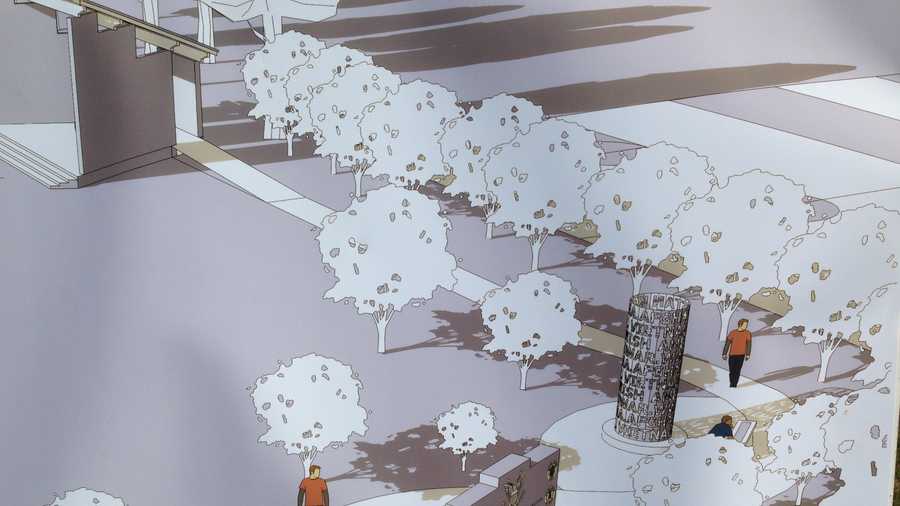 Artist rendering of the memorial