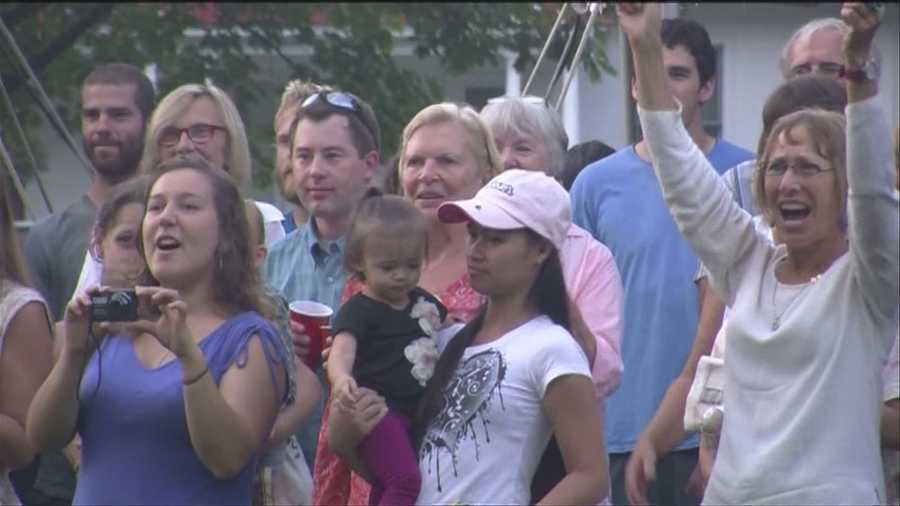 The town of Rochester, Vt., held a party Wednesday night, commemorating the second anniversary of Tropical Storm Irene.