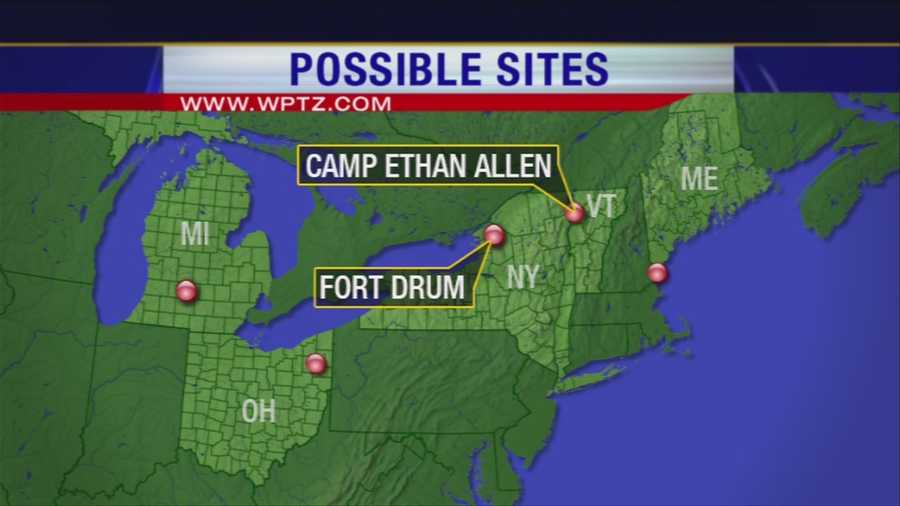 Vermont’s Camp Ethan Allen and New York’s Fort Drum are being considered by the Department of Defense as potential locations for an anti-ballistic missile launch site.
