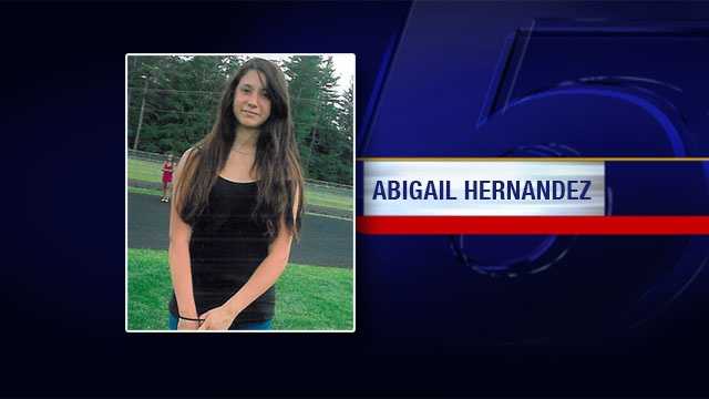 Abigail Hernandez, now 15, of North Conway, New Hampshire was reported missing Oct. 9, 2013.