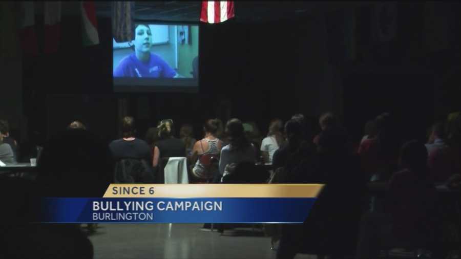 Burlington High School presented the film "Bully" Tuesday night in an effort to spread the district's message on bullying and harassment.