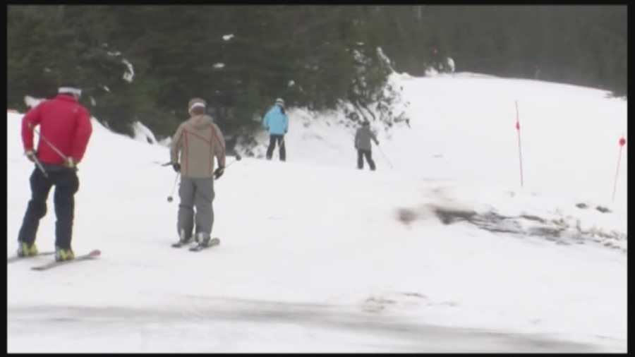 Skiers Hit The Slopes This Weekend