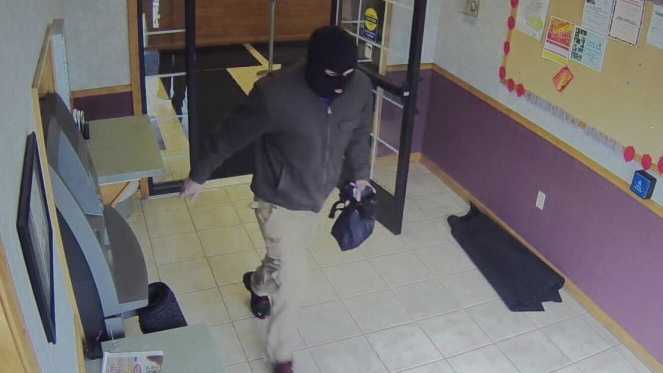 Police searching for alleged bank robber