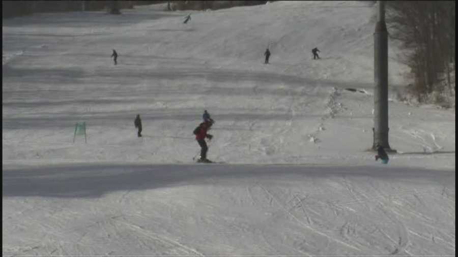 Families hit the slopes as part of a Thanksgiving tradition