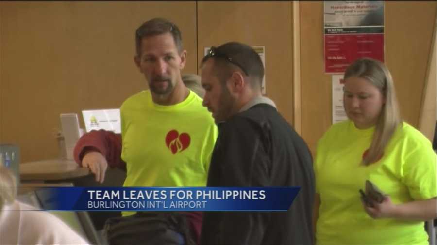 Three health care workers have left Vermont for the Philippines to help following Typhoon Haiyan.