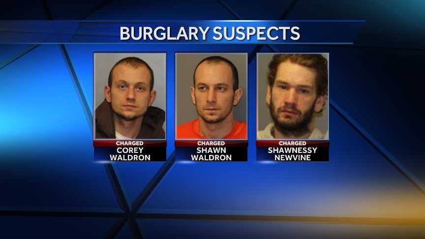 Trio Arrested In String Of Burglaries