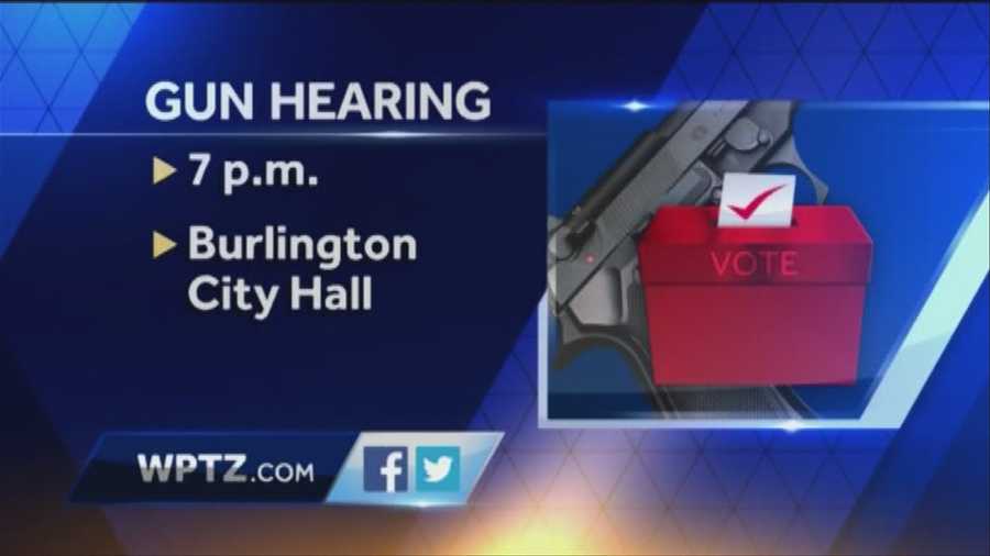 Should restrictions be put on guns in Burlington? City Council holds a final hearing on the topic Monday.