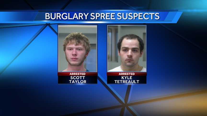 Pair Arrested In 3-county Burglary Spree