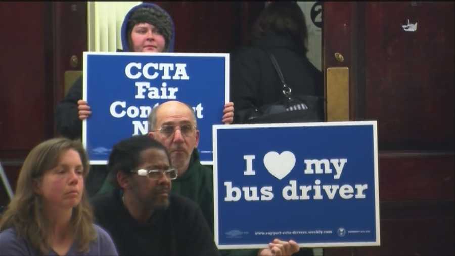 A handful of Burlington High School students presented a petition to Mayor Miro Weinberger, D-Burlington, and city councilors demanding the city do more in negotiations between Chittenden County Transportation Authority and the agency’s drivers.
