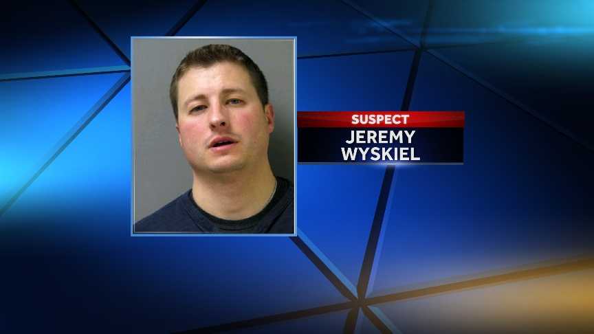 Colchester police officer Jeremy Wyskiel was cited on a DUI charge on March 24, 2014.