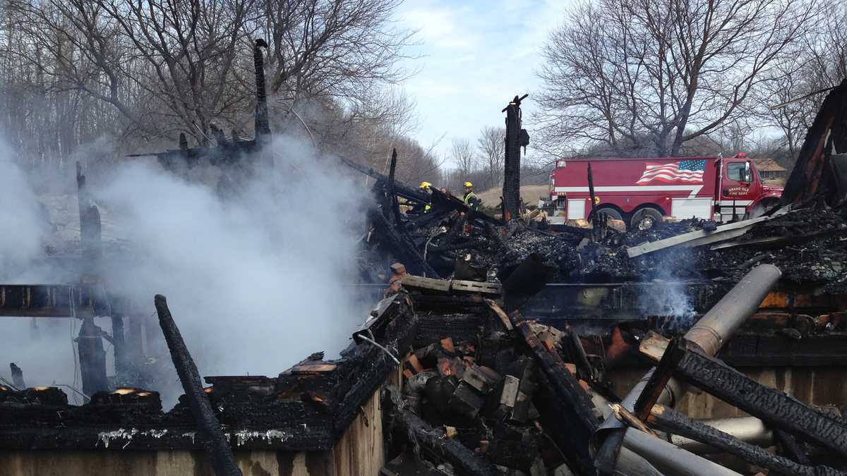 FROM THE SCENE: Home destroyed in late night fire