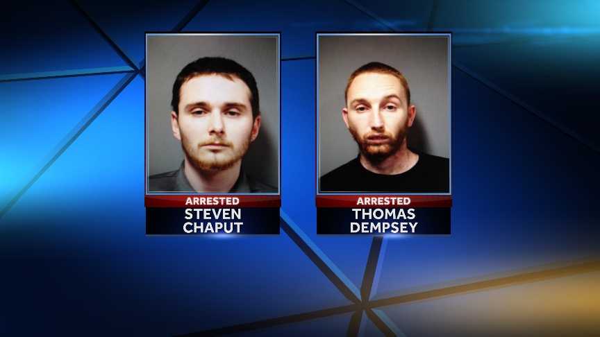 Thomas Dempsey, 26, of New Jersey, and Steven Chaput, 24, of Hartford, Vt. were arrested on April 17, 2014 after allegedly selling $1,200 worth of Percocet to undercover police.