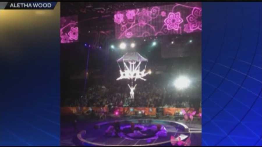 One of the women hurt after falling during a circus accident has Vermont ties.
