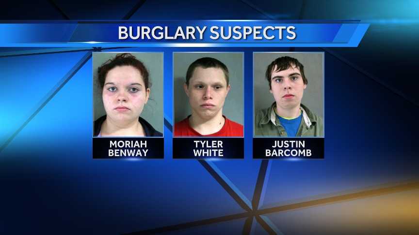 Police: Three arrested in string of burglaries