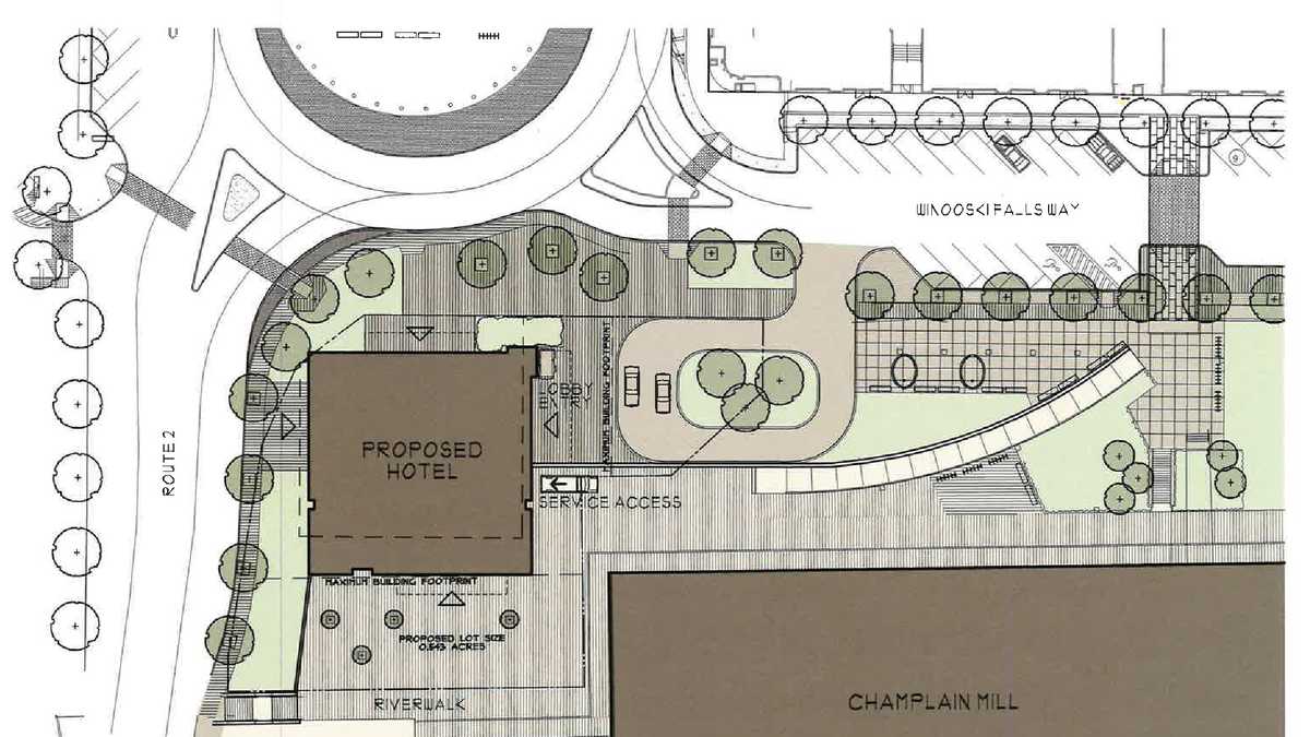 Images Proposed Winooski hotel renderings