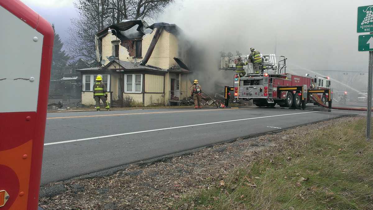 PHOTOS: Fire destroys 9-unit apartment building