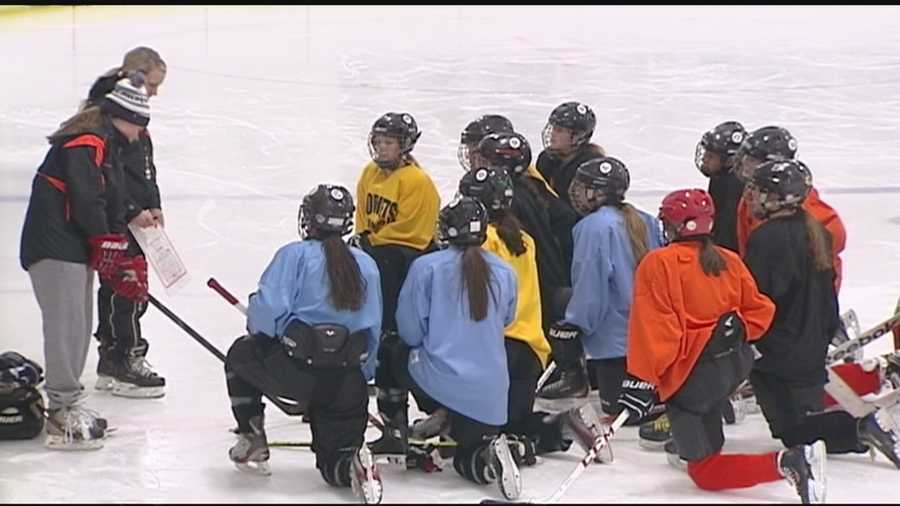 Girl's hockey grows in section 7, Ken Drake has the story.