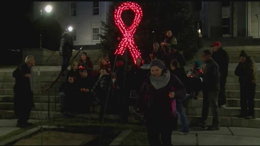 On Monday people commemorated World AIDS Day in Montpelier.
