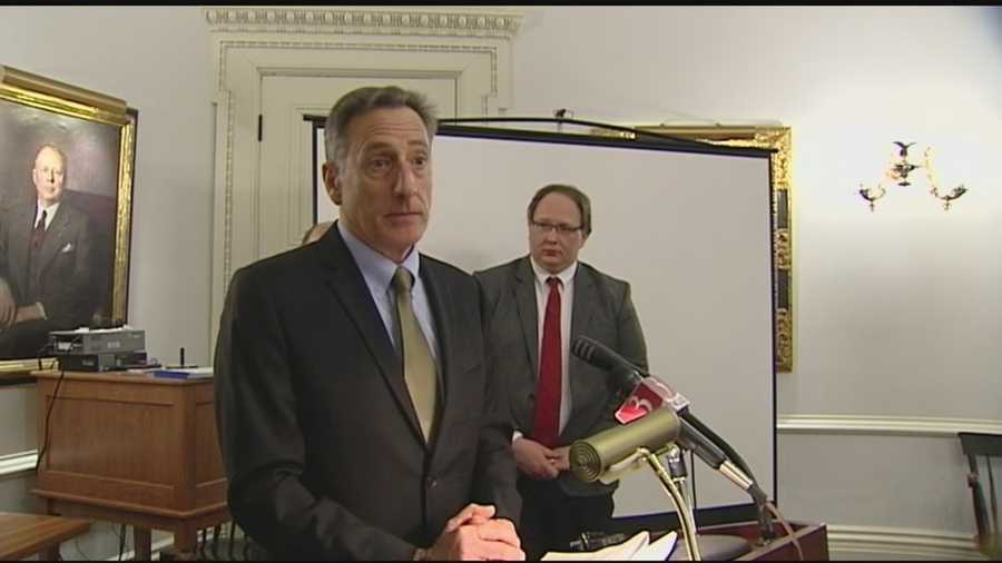 In a surprising announcement Wednesday, Governor Peter Shumlin says not going forward with his goal of creating the country's first single payer health care system, at least for now. Republicans say they are thrilled about this.