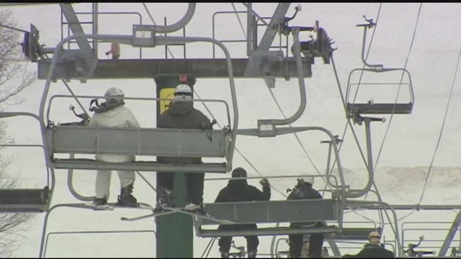 Skiers were out on Christmas Day. The Sugarbush Resort president says they depend on holiday skiers.