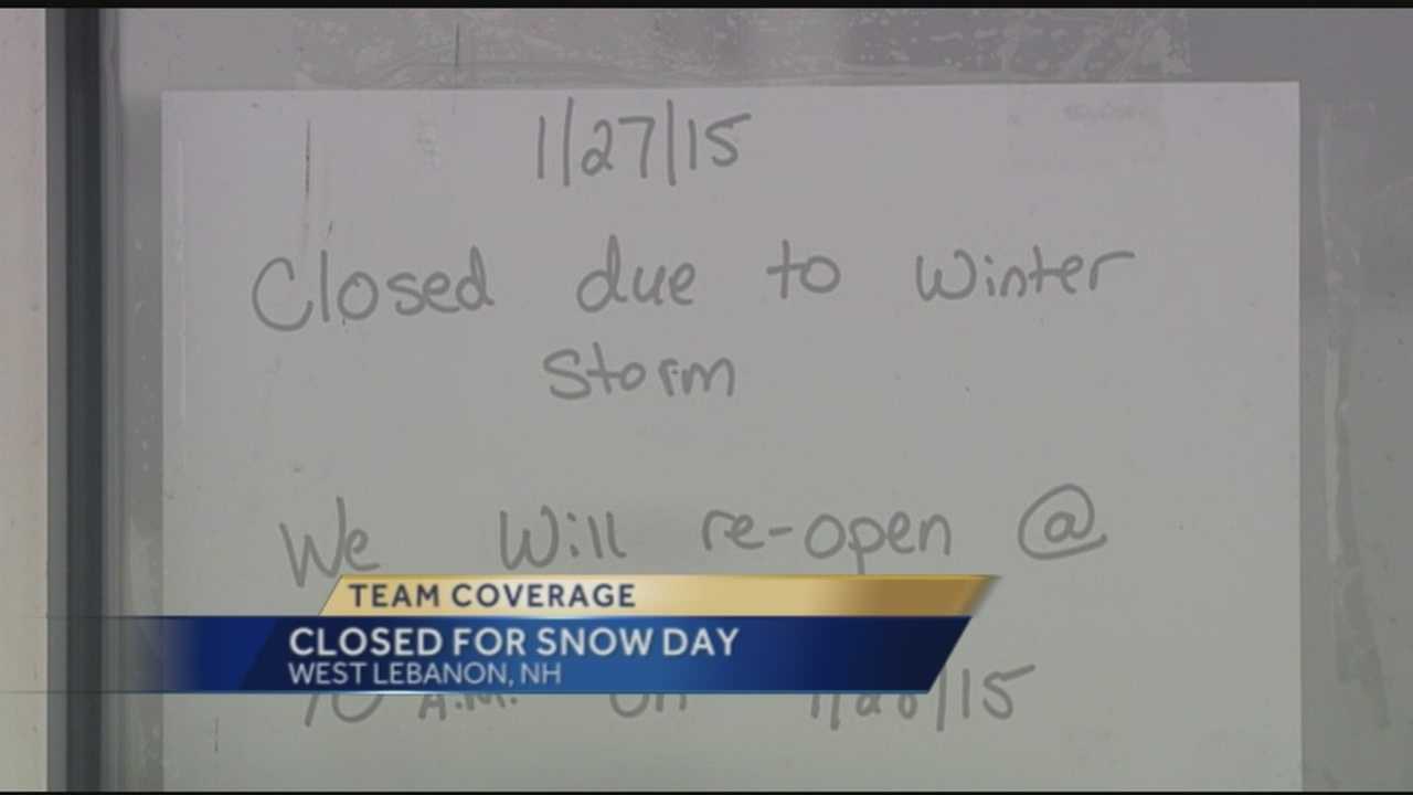 Customers unhappy stores closed ahead of light snowfall