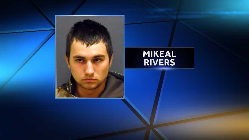 Vermont State Police say 19-year-old Mikeal Rivers of Troy broke into Newport City Police Department's evidence room on Feb. 8, 2015 and stole bags of evidence containing handguns and drugs. Rivers was arrested and charged with burglary, possession of narcotics, obstruction of justice and grand larceny.