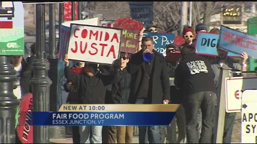 Advocates for agriculture workers protested in front of Wendy's Thursday evening. They want the fast food restaurant to join the Fair Food Program.