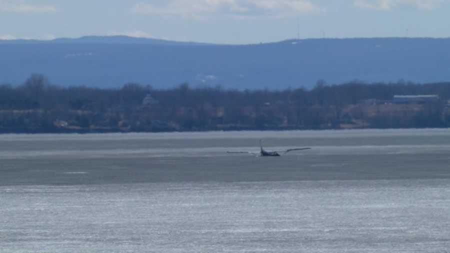 A small plane crashed into Lake Champlain Saturday afternoon. 