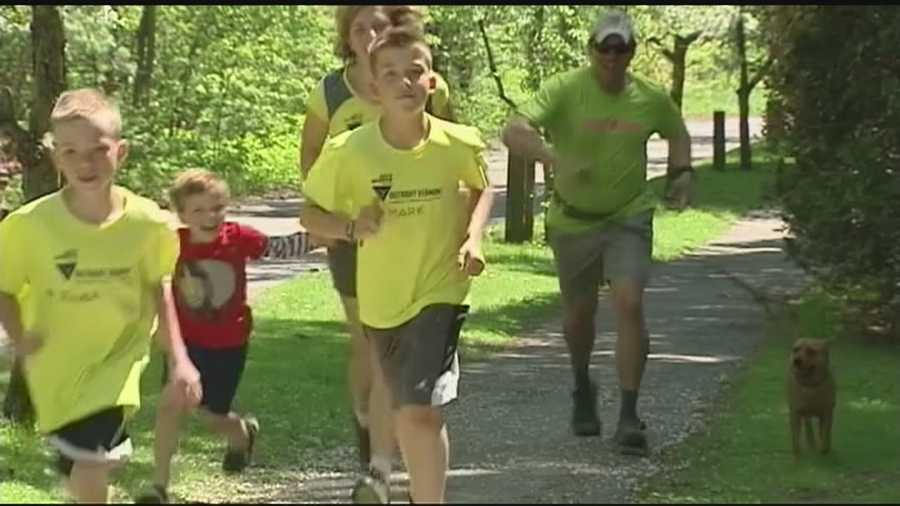 Marathon running family gets ready for Vermont City.