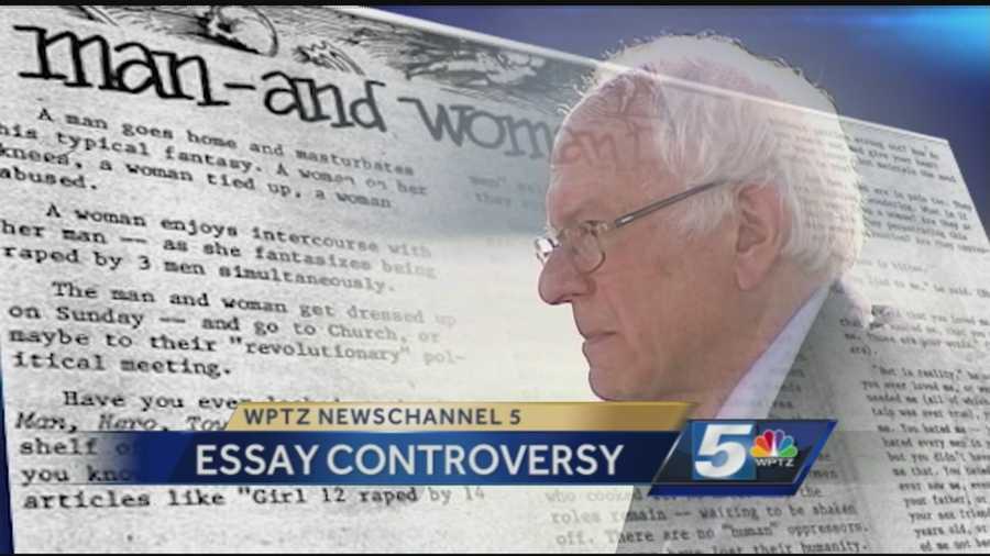 An obscure column published in 1972 in a now-defunct alternative Vermont newspaper has just surfaced in a national magazine, and it's raising new questions about its author -- and now presidential candidate --  Sen. Bernie Sanders.