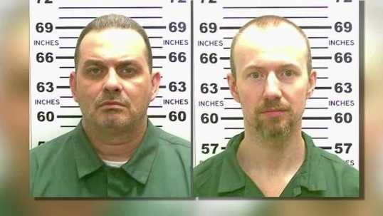 Authorities have identified a person of interest in connection with the escape of two prison inmates. Hannah McDonald reports.