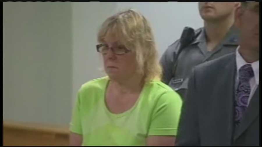 Prison worker Joyce Mitchell was moved Saturday from the Clinton County Jail to a jail away from the area.