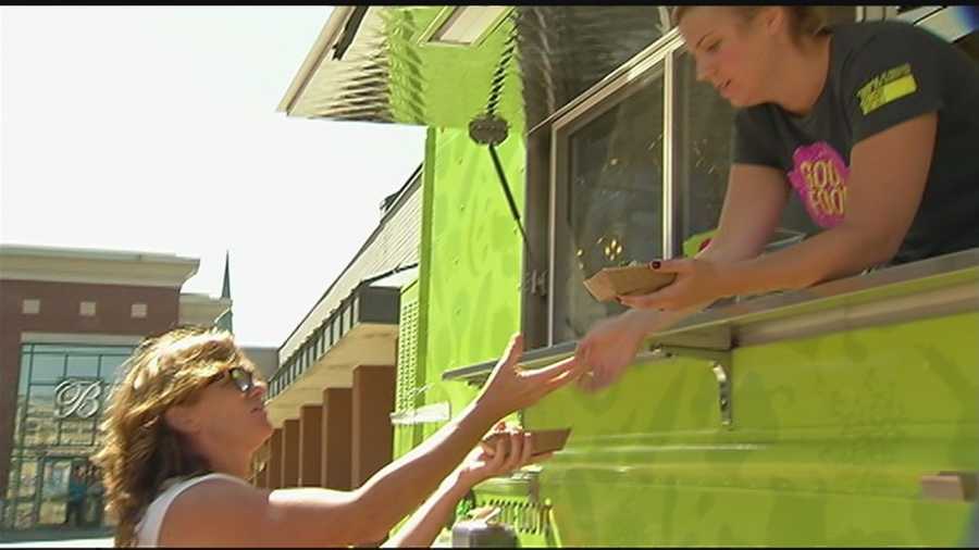 The food truck travels around the Burlington area selling meals and using the proceeds to benefit the Chittenden Emergency Food Shelf.