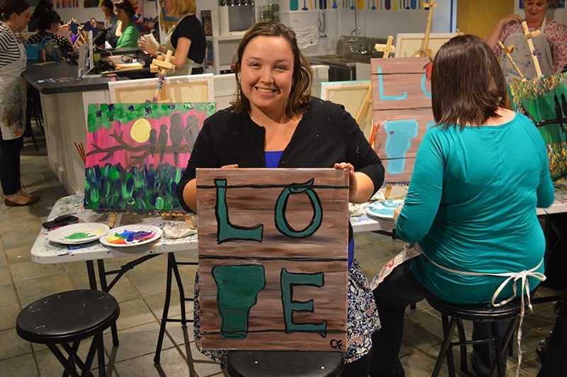 The Valley CW Hosts Paint Sip Premiere Event