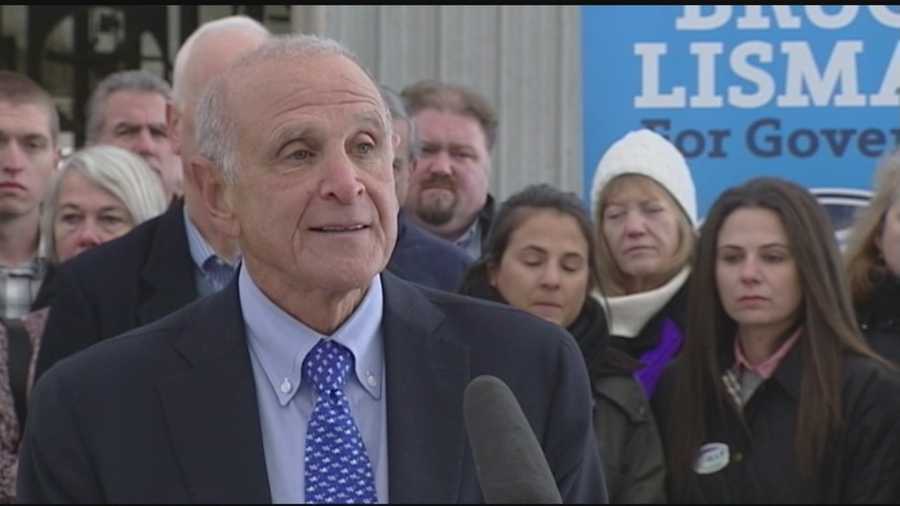Bruce Lisman launched his GOP bid for governor of Vermont Monday at a farm in Sheldon with a blistering critique of the incumbent governor's record and competence.