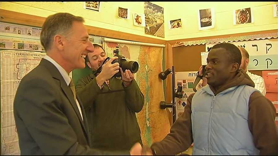 Gov. Peter Shumlin, D-Vermont, reiterated his support for refugees Tuesday, telling new arrivals to the United States that he believes they will make meaningful contributions to Vermont socially, and as part of the workforce.