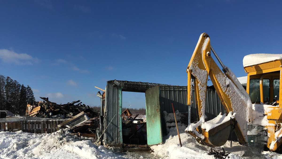 Photos: Churubusco barn fire